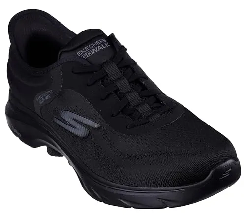 Skechers Go Walk 7, 216550BBK - Bequeme Herren Sneaker - Sneaker für Herren mit Gummisohle und atmungsaktivem Textil, ideal für ganzjährigen Komfort und aktive Nutzung.