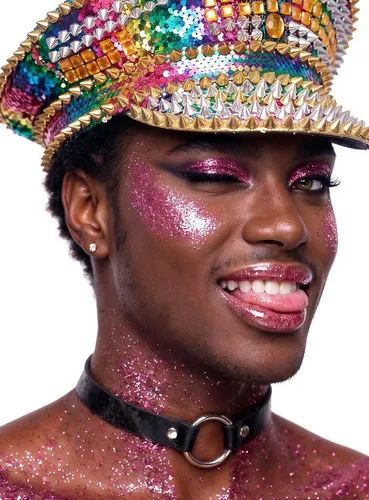 Smiffys Theaterschminke Moon Glitter Bio Glitzer pink, Biologisch abbaubares Glitzerpulver für einen glänzenden Look zu Hal