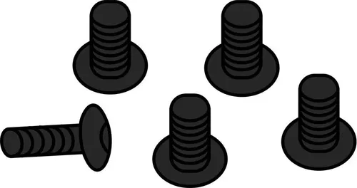 Airoh Twist 2.0 Helmvisierverlängerung Schrauben Kit - Integralhelm Zubehör, sorgt für eine sichere Befestigung und optimale Sicht beim Fahren.