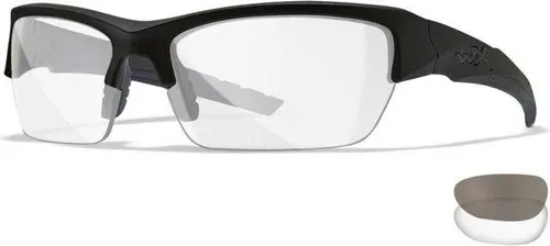 WILEY X Valor 2.5 Taktische Brille mit 2 Gläsern schwarz in weiß von Wiley X