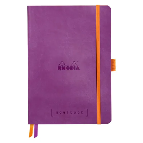 EXACOMPTA Einsteck-Fotoalbum Goalbook A5 - 120 Blätter, punktkariert in Violett - Fotoalben für kreative Organisation: Das Goalbook von Rhodia hilft Ihnen, Ihren Alltag zu strukturieren und Erinnerungen stilvoll festzuhalten.