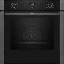 Neff B3ACE2AG3 Backofen Graphite-Grey - Backofen mit 7 Funktionen und CircoTherm für gleichzeitiges Backen ohne Aroma-Vermischung. EasyClean sorgt für eine energiesparende Reinigung. Ideal für kreative Kochabenteuer!
