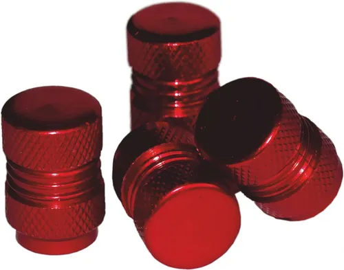 Hermann Schütz Ventilkappen Vent-Cap Neutral rot 4er-Set