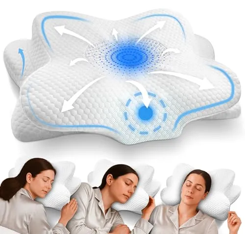 Orthopädisches Nackenstützkissen bei Nackenschmerzen aus hochwertigem Memory Foam