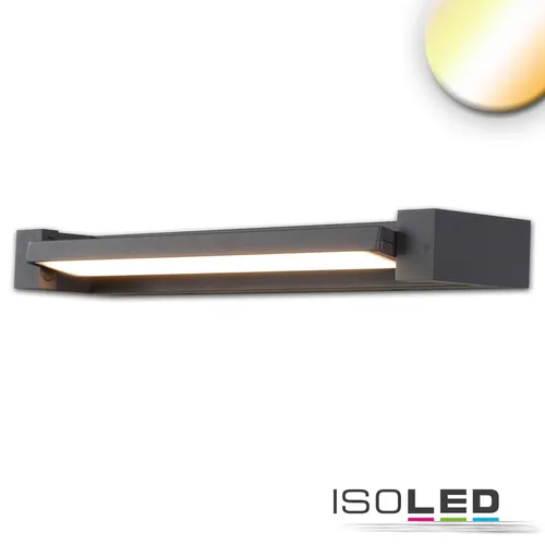 ISOLED LED Wandlampe schwenkbar 20W schwarz mit ColorSwitch von Kanlux