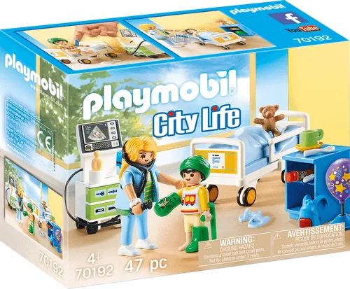 Produktbild PLAYMOBIL City Action 70192 Kinderkrankenzimmer