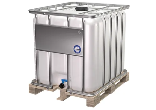IBC Container 1000 Liter mit Holzpalette 1200x1000 mm