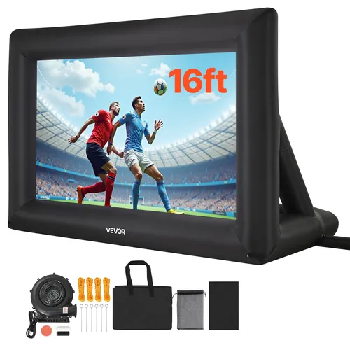 VEVOR Aufblasbare Filmleinwand 409x160x272cm