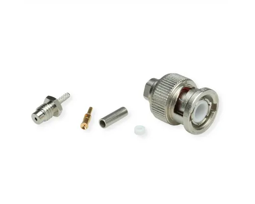 Telegärtner BNC-Crimpstecker 50 Ohm Netzwerk-Panel (Crimp G3, für RG-178B/U, 100027456)