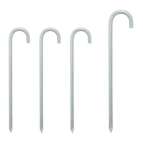 Bodenanker 4er Set Bodenhaken Erdanker Trampolin Heringe Zeltheringe Erdnägel