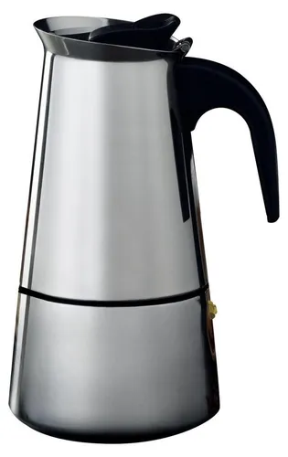 Espressokocher aus hochwertigem Edelstahl, Induktionsgeeignet 300 ml