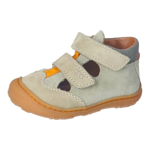 RICOSTA Jungen Kletthalbschuhe EBI - Lauflernschuhe für Jungen, aus hochwertigem Leder, mit kleinem Fußbett für optimalen Komfort und perfekten Halt beim Laufen lernen.