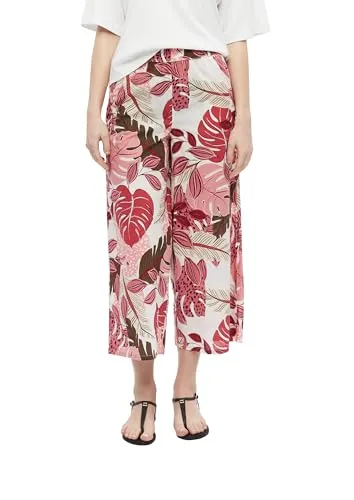 s.Oliver Culotte mit Allover Print - Stilvolle Culotte mit attraktivem Allover Print, perfekt für lässige Looks. Ideal für den täglichen Einsatz und bequem zu kombinieren.