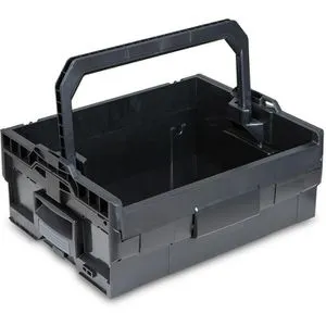Bosch-Sortimo LT-BOXX 170 Werkzeugkoffer - Robuster Kunststoff-Werkzeugkoffer, leer, ideal für die universelle Nutzung; stapelbar und mit Klicksystem für einfache Handhabung und Transport.