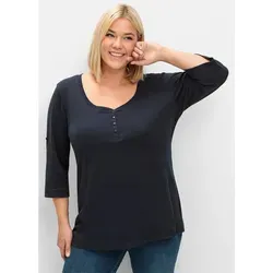Sheego T-Shirt 3/4-Arm-Shirt von sheego