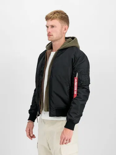 Alpha Industries MA-1 VF Vintage Fit Bomberjacke - Funktionsjacke für Herren in Slim Fit, aus hochwertigem, leicht gefüttertem Nylon; ideal für jeden Wettertyp mit praktischen Taschen und modernem Design.