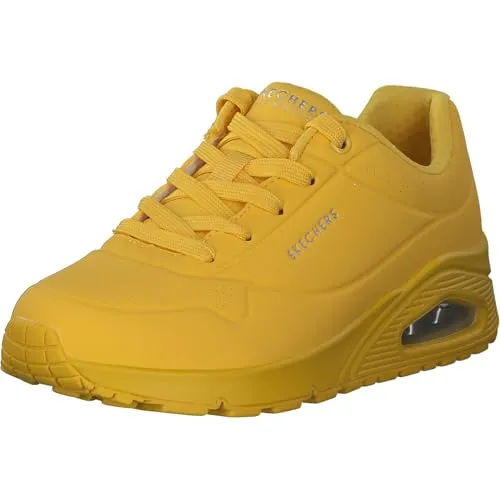 Skechers Damen Uno Stand On Air Sneakers, Yel Yellow, 38 EU in gelb von Skechers