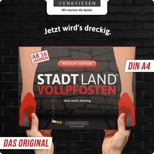 DENKRIESEN - STADT LAND VOLLPFOSTEN® - ROTLICHT EDITION Jetzt wird's dreckig 16+