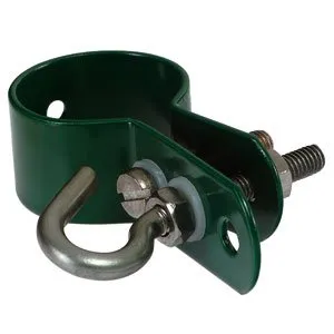 Schelle f Geflechtspannstäbe 60mm Garten Zaun Sichtschutz Terrasse Befestigungen