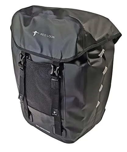 Red Loon Fahrradtasche eBike hinten - wasserdichte Gepäckträger-Tasche - Fahrradtasche für Gepäckträger, 100% wasserdicht und extrem robust, ideal für jeden Touren-Einsatz und täglichen Gebrauch. Mit 20 Litern Volumen und sicherer Montage ohne Werkzeuge.