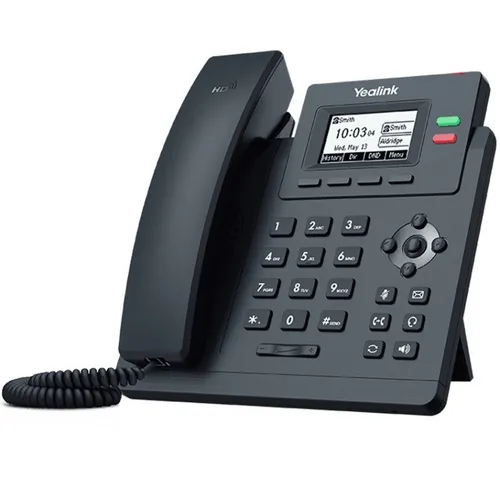 Yealink SIP-T31P 1301043 IP-Telefon mit 2 Leitungen und HD-Sprachübertragung