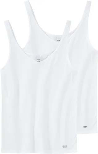 SPEIDEL Damen Unterhemd Gr. 44, weiß - Körpernahes, ärmelloses Unterhemd aus atmungsaktiven Materialien mit V-Ausschnitt, ideal für jeden Tag und perfekt für einen lässigen Look.