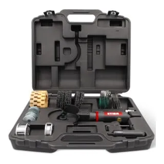 STIER Multi-Schleifer Satz 17-tlg Set - Vielseitiges Multifunktions-Schleifgerät mit 3500 U/min, ideal für präzise Schleifarbeiten. Robust und ergonomisch, perfekt für Handwerk und Industrie.
