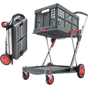 CLAX Transportwagen Klappmobil Red Edition in rot von CLAX