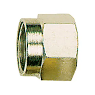 Riegler Überwurfmutter, M26x1,5, Rohr-Außen-Ø 18 mm, Messing vern.