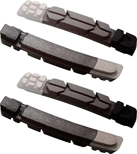 BBB Unisex Ersatzbeläge Tri Stop Bbs-15t Bremsschuhe Mtb, mehrfarbig, STANDARD EU, 4er Set, triple color