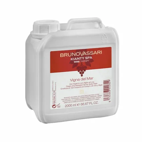 Bruno Vassari Kianty Spa Grape Anti-Cellulite Body Gel 2000 Ml - Anti-Aging-Cremes, revitalisierendes Körpergel mit Traubenextrakt für sichtbar glattere Haut und reduzierte Cellulite.