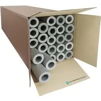 Scorprotect® PE Rohrisolierung grau, 24 Meter, angeschlitzt von Scorprotect
