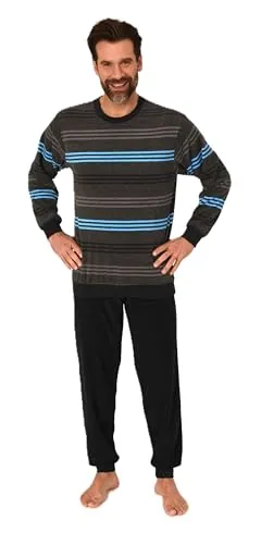 Normann Herren Schlafanzug Frottee Stretch von Normann