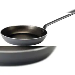 Matfer Chef Antihaft-Bratpfanne 28 cm - Hochwertige runde Bratpfanne mit Antihaftbeschichtung, ideal zum fettarmen Braten und einfach zu reinigen.