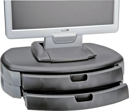 ROLINE Monitor- Drucker-Ständer Trend - Laptop-Ständer bis 20 kg, stabil und platzsparend in grau