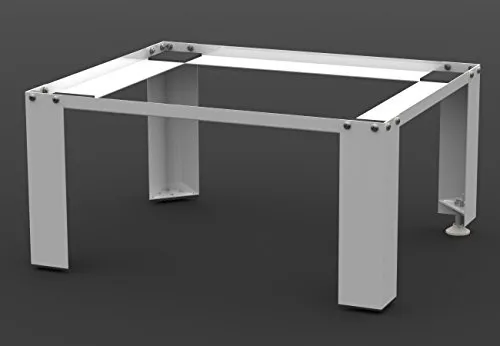 Waschmaschinen Trockner Untergestell Erhöhung Unterschrank 30 cm - Podeste & Rahmen für Waschmaschinen, robustes pulverbeschichtetes Stahlgestell, ideal zur Erhöhung von Waschmaschinen oder Trocknern um 30 cm für mehr Komfort und Platz.