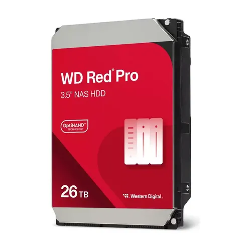 WD260KFGX - 26TB WD RED PRO Festplatte - Enterprise-Klasse Festplatte für NAS, optimiert für hohe Leistung und Zuverlässigkeit bei intensiven Workloads, ideal für Unternehmen mit großen Datenmengen.