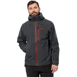 Jack Wolfskin Herren Eagle Peak 2L JKT M - Leichte Wetterschutzjacke - Funktionsjacke, wasserdicht und winddicht, ideal für Outdoor-Aktivitäten mit praktischem Taschenangebot.
