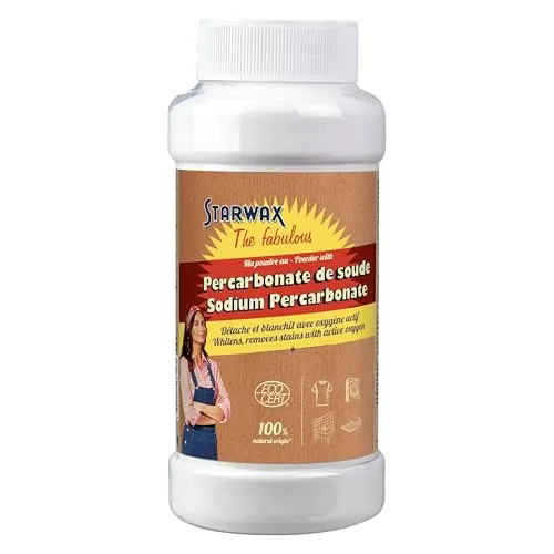 STARWAX FABULOUS Fleckenentferner & Weißauffrischer 1 kg | Weißwäsche-Aufheller und Fleckentferner, Wäsche Teppiche Teppichböden und Fugen, wirksam ab 40°C, ohne Chlorbleiche