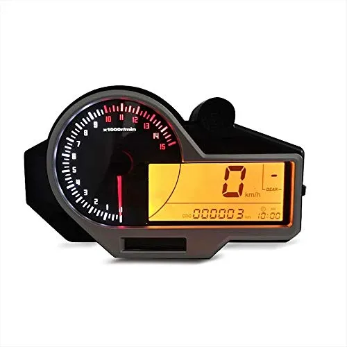 Motorrad Tachometer digital/Drehzahlmesser LCD Zaddox SM18