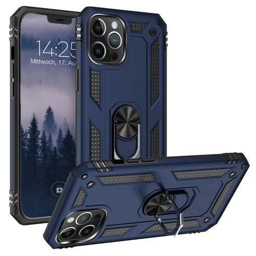 Handy Hülle für Apple iPhone 12 Pro Max Handyhülle Schutz Cover Case Blau