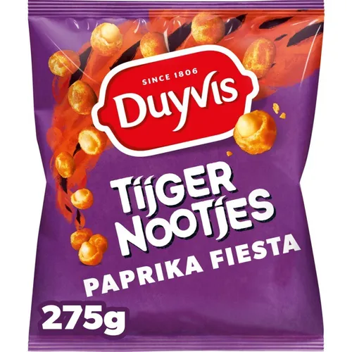 Duyvis Tijgernootjes Paprika Fiesta (8 x 275g)