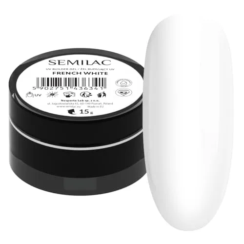 Semilac French Gel White 15 g Aufbaugel von Semilac