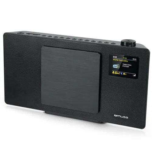 MUSE M-65 DBT Kompakt-System DAB+ - CD-Player mit Bluetooth, 2x20W Leistung und Wandmontage für kraftvollen Sound