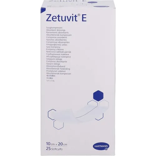 Zetuvit E Saugkompressen steril 10x20 cm