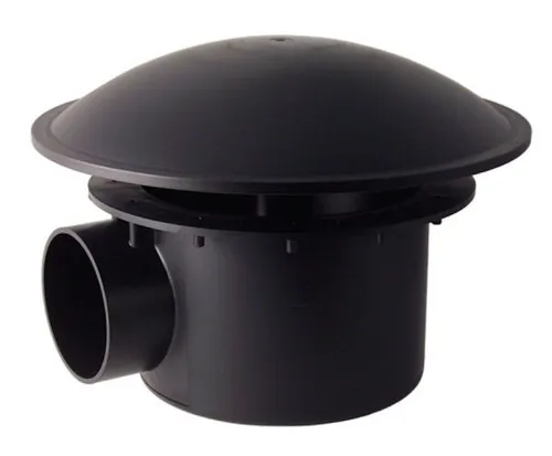 Bodenablauf Ø110 mm - Schwere Ausführung für Folie & GFK Teichfilter - Ideal für Koi Teichbau, aus robustem ABS mit Edelstahlschrauben für optimale Schadstoffentfernung und langlebige Bodenabsaugung.