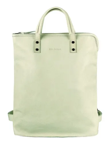 Bull & Hunt Shopper Backpack – Vielseitiger Rucksack - Rucksäcke mit hochwertigem Rindsleder, einzigartiger Optik und verstellbaren Trageriemen. Ideal für Alltag und Arbeit mit Laptopfach und sicherem Reißverschlussfach.