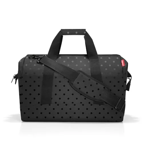 reisenthel Reisetasche allrounder L Glossy Dots Black in lila von reisenthel