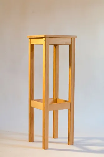 Massiver Barhocker aus Kernbuche – Bistrohocker 1199-7