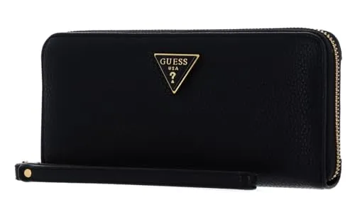 GUESS Laryn SLG Zip Around Wallet L Black in schwarz von GUESS